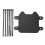 Durable ABS Front Number Plate Matte Black for Light Bee X Easy Fit 3