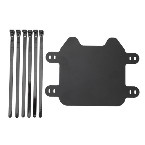Durable ABS Front Number Plate Matte Black for Light Bee X Easy Fit 2