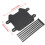 Durable ABS Front Number Plate Matte Black for Light Bee X Easy Fit 2