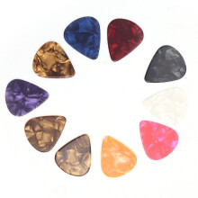 Teen Guitar Pick Set 10Pcs Celluloid UltraThin Lightweight Music Accessories