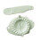 Multifunctionele plastic dumplingmakerset met vullepel, groen 1