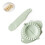 Multifunctionele plastic dumplingmakerset met vullepel, groen 3