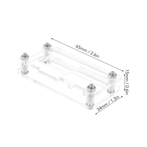 Orange Pi Zero 2W Acrylic Case Scratch-Resistant Clear Protection 1