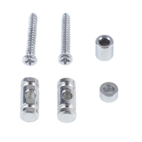 Metal Electric Guitar Roller String Tree Guide Retainer Silver 1