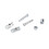 Metal Electric Guitar Roller String Tree Guide Retainer Silver 1