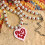 Collier réglable, chaîne en forme de cœur, pendentif en perles 7