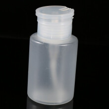 Manicurepompflacon van 150 ml – lekvrije dispenser voor nagelproducten, zwart
