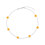 Collier de perles à fleurs colorées, bijou ajustable pour filles, 35 cm 3