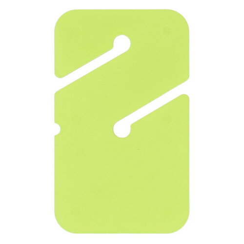 Diving Line Marker Rectangle ABS Fluorescent Green Compact Easy Visibility 1