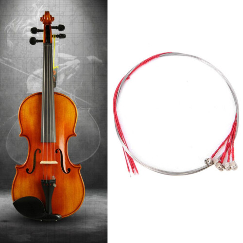 5pcs Violin E Strings Replacement Steel Strings for 3 / 4 and 4 / 4 Size Violins 2