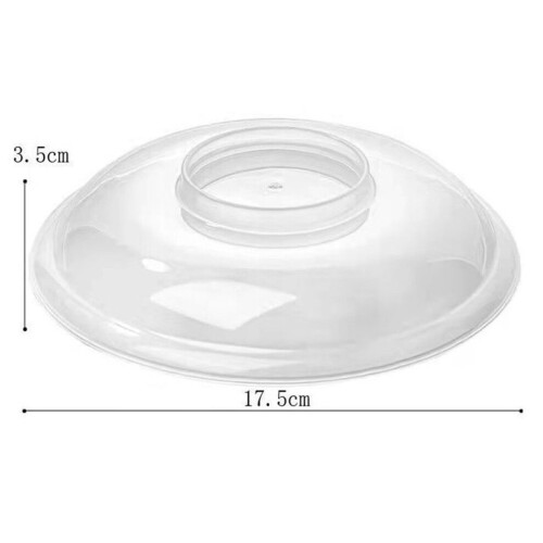 Protector de plástico antisalpicaduras para microondas: resistente a altas temperaturas 1