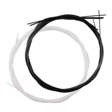 Set van 4 nylon snaren voor ukeleles van 21/23/26 inch (sopraan/concert/tenor), verpakking van 2, zwart