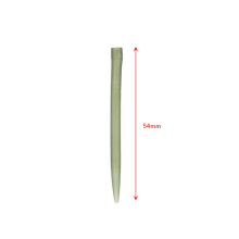 Lote de 50 fundas de goma antienredos de 54 mm para anzuelos de pesca de carpa.
