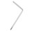 Durable 4mm Silver Guitar Hex Key Flat Ball End for Easy Repairs 1