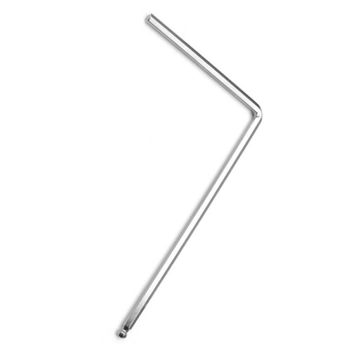 Durable 4mm Silver Guitar Hex Key Flat Ball End for Easy Repairs