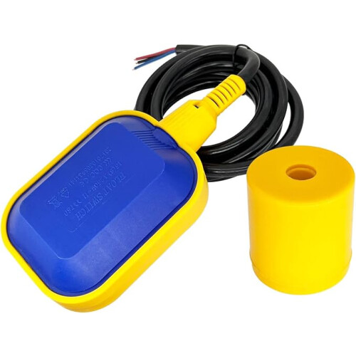 Buoyancy Principle Water Level Controller, Round Float Switch with Honeywell Microswitch, Adjustable for Various Applications Including Pumps, Barrels 1
