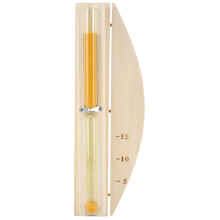 Elegante sauna-accessoires, hittebestendige zandloper voor sauna- en badsessies.