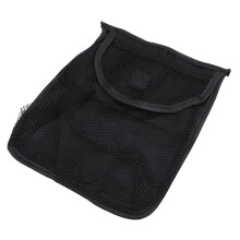 Grote golftas van nylon mesh met klittenbandsluiting voor het opbergen van de ballen.