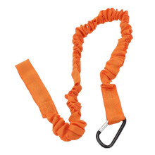 Lichtgewicht oranje nylon spiraalvormig touw en bevestigingskoord voor kajakpeddels en kano's