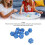 Enhance Table Games with 10PCS Blue 20-Sided Polyhedral Dice Set 3