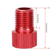 Adaptador de bomba de aire para bicicleta de carretera, motocicleta, 4 unidades, para convertidor Presta