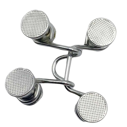 Serre-taille ajustable sans clous en alliage, grille argentée