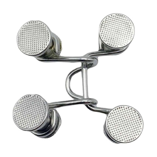 Serre-taille ajustable sans clous en alliage, grille argentée 1