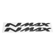 3D motorfiets embleem stickers voor Yamaha NMAX 125/155, waterdicht, zwart