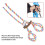 Polyester Archery Finger Sling Adjustable Recurve Bow Hand Guard Colorful 3