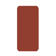 Antislip rubberen pedaalmat voor naaimachine, 23x19 cm, geluidsdempend, bruin
