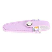 PU Leather Scissor Cover for Embroidery & Sewing, Blue Purple Flower