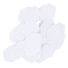 Craft 16mm Hex Patchwork Papieren Sjablonen voor Doe-het-zelf Quiltprojecten 100 Stuks