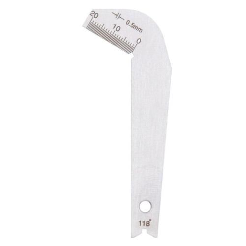 Durable Stainless Steel Drill Bit Sharpening Tool 118 Angle Precision 1