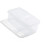 Stackable Transparent Storage Box with Double Flip Lid - Kitchen Organizer 1