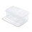 Stackable Transparent Storage Box with Double Flip Lid - Kitchen Organizer 3