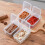 Stackable Transparent Storage Box with Double Flip Lid - Kitchen Organizer 4