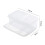 Stackable Transparent Storage Box with Double Flip Lid - Kitchen Organizer 2