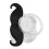 Eco-Friendly Silicone Bear Pacifier with Fun Lips & Beard for Babies 1