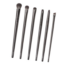6-delige make-upkwastenset voor de ogen - Zachte, pluizige haren, comfortabele grip