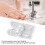 Clear 7mm Presser Foot Replacement for Accurate Sewing Machine Stitching 3