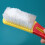 Multifunctional Yellow Shoe Brush with Long Handle, Soft Bristles 3