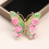Glittering Crystal Butterfly Pin Versatile Accessory For-53 6