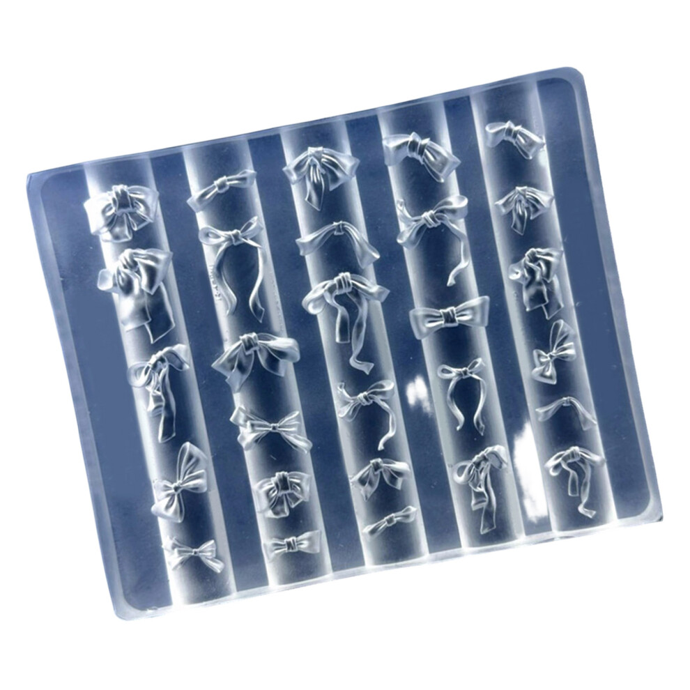 Silicone Nail Embellishment Molds Bowknot Theme Small-C654