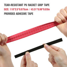 1 stuk racket grip tape, superabsorberend, EVA overgrip, antislip, tennisgrip, absorbeert zweet.