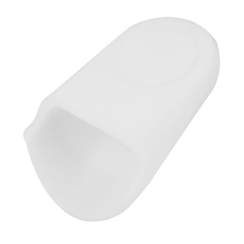 Rubber Clarinet Saxophone Mouthpiece Cap Tip Reed Protector Accessory (M-Whilte)