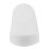 Rubber Clarinet Saxophone Mouthpiece Cap Tip Reed Protector Accessory (M-Whilte) 3