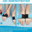 Blue Toe Trainer Bands for Tumbling & Handspring Ankle Strap 2pcs 3