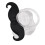 Eco-Friendly Silicone Bear Pacifier with Fun Lips & Beard for Babies 3