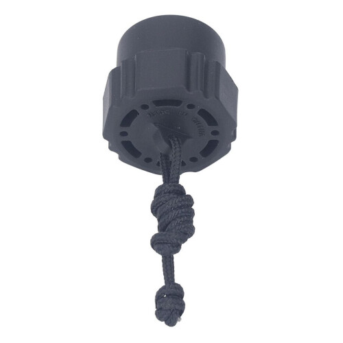 Corrosion Resistant Diving Dust Cap with Threaded Interface and Lanyard 1