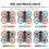 4Pcs Black 3-Blade Drone Propeller Replacement for Avata 2, Low Noise 4